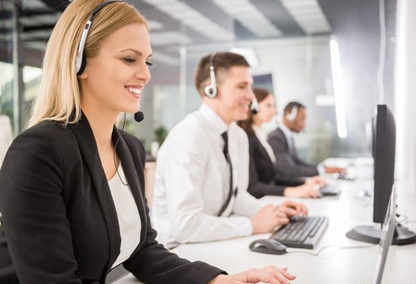 Outsourced customer support team
