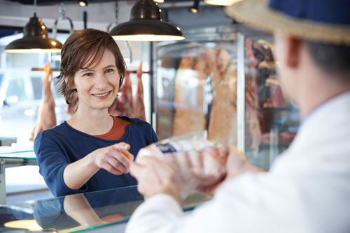 Giving good service