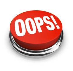 Customer service mistakes